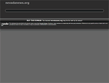 Tablet Screenshot of nevadanews.org